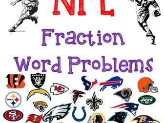 Word Problems-NFL Fractions
