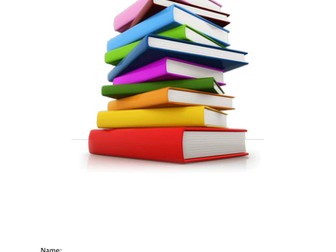 Science activity booklet:  topic key words, writing & engagement 