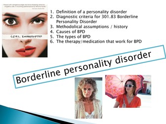 Borderline personality disorder