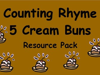 Counting Rhyme Resource Pack - 5 Cream Buns 