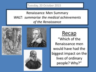 Renaissance  Medicine