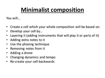 Minimalism step by step help