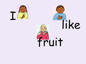 BSL Fruit Signs Interactive Quiz (British Sign Language) Powerpoint Show