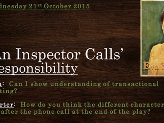 An Inspector Calls - Eva's death (When play finished)