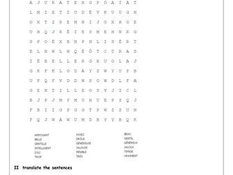 Year 9-  Revision Worksheet 