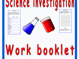 Science Investigation Booklet STEAM Activity