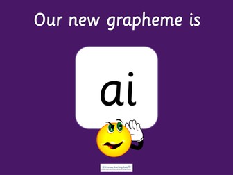 Phase 3 Letters and Sounds phonic resources: Graphemes ai ee igh oa oo activity pack