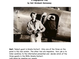 Amelia Earhart!  (A Reader's Theater Script)