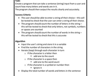 Showing program development through testing - Python