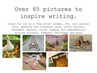 over 65 pictures to inspire writing