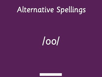 Letters and Sounds Phase 5 Phonic pack: Alternative spellings of short /oo/, /ar/ and /or/