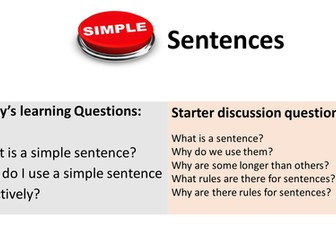 Simple Sentences