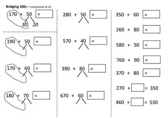 Bridging through 100s