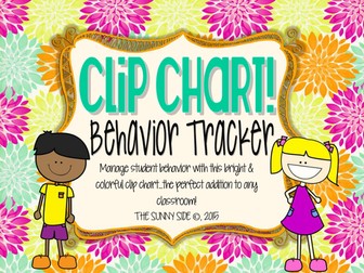 Bold & Bright Behavior Clip Chart