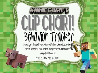 Marvelous Mine-craft Inspired Behavior Clip Chart