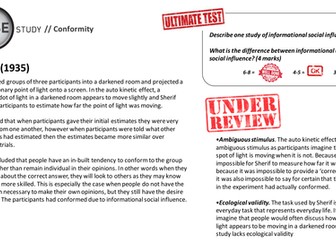 Psychology Research into Conformity