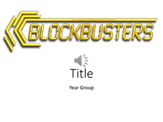 Blockbusters Game - Template