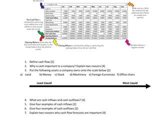 IGCSE Business Studies Cash Flow Statements