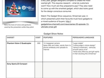 Speaking and Listening Christmas fun KS3 English activity