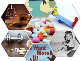 Visual hexagons for AQA Core Biology topics