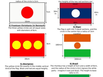 Areas of Flags (with circles)