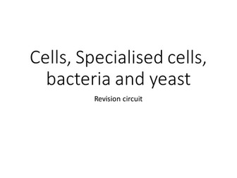 KS3 specialised cells information circuit (suits activate 1)