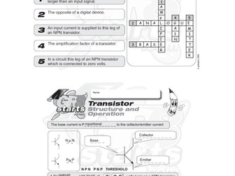 Lesson Starters for Electronics and Systems and Control - The Transistor