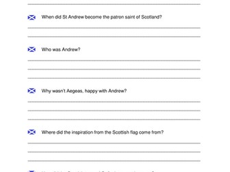 St Andrew's Day Activity Pack KS1/KS2