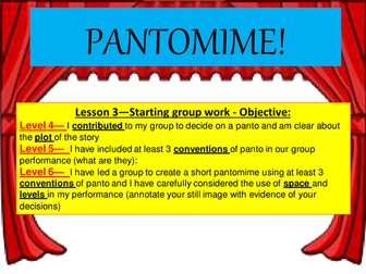 PANTOMIME! Lesson 3 