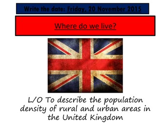 Rural and Urban: Population
