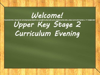 UKS2 English presentation on new curriculum 