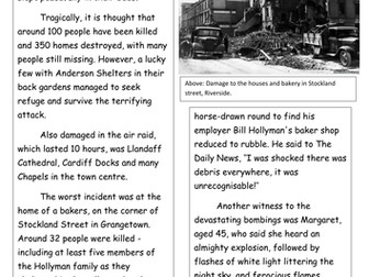 The Blitz Newspaper Report - Example 