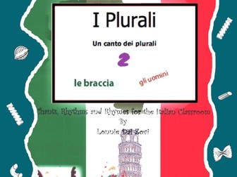 Teach Italian  Plurals (I Plurali) with This Rap-like Chant and MP3