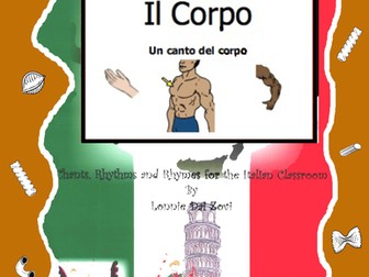 Italian Body Parts (Il Corpo) Rap-like Musical Chant with MP3 and More