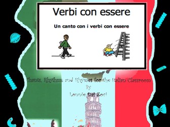 Teaching Italian " Essere" Verbs with This Rap-like Chant and MP3 (Verbi con Essere )
