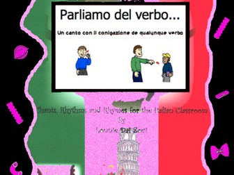 Conjugate Italian Verbs Rhythmically with a Rap-like Chant and  MP3