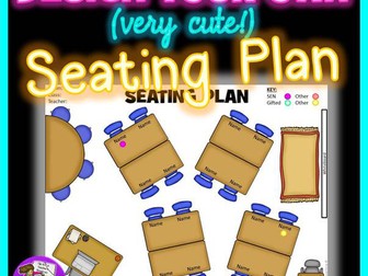 Visual seating plan template