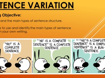 Sentence Variation