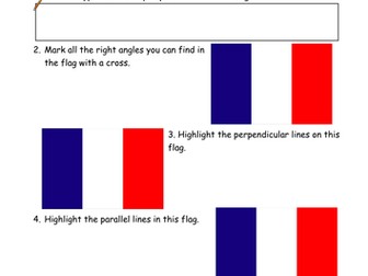 Investigating Flags worksheet