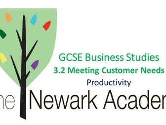 Edexcel GCSE Business - Lesson On Productivity - Unit 3