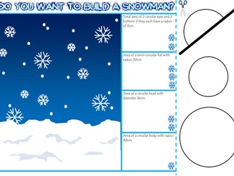 Christmas maths revision activities - Area of circles, BIDMAS and Expanding brackets