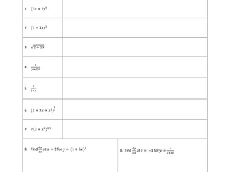 Chain Rule (Differentiation)