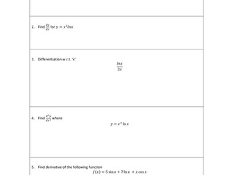 C3 Differentiation (Mixed)