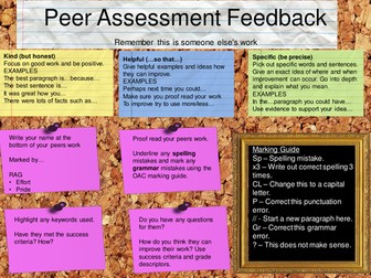 Student Peer Assessment Mat 