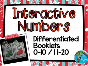 Christmas Stockings Interactive Maths Booklets (1-10 & 11-20)