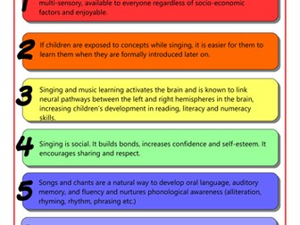7 Reasons to sing in your setting