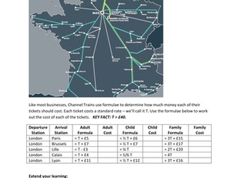 Use Simple Formulae Expressed in Words (Mathematics)