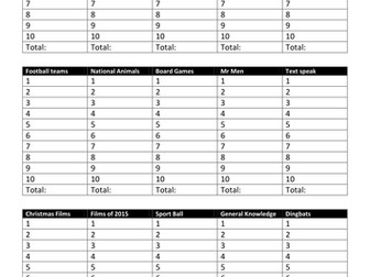 Big Fat Christmas Quiz 2015