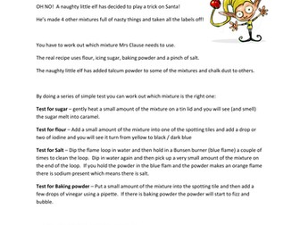 A Chemistry Christmas Caper - Mrs. Clause's Cookies