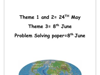 WJEC Geography Revision guide 2016